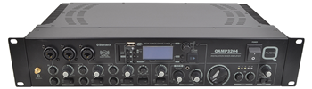 1 to 2 Zone Mixer Amplifier with Media Player Bluetooth 2 x 160W 4 Ohms